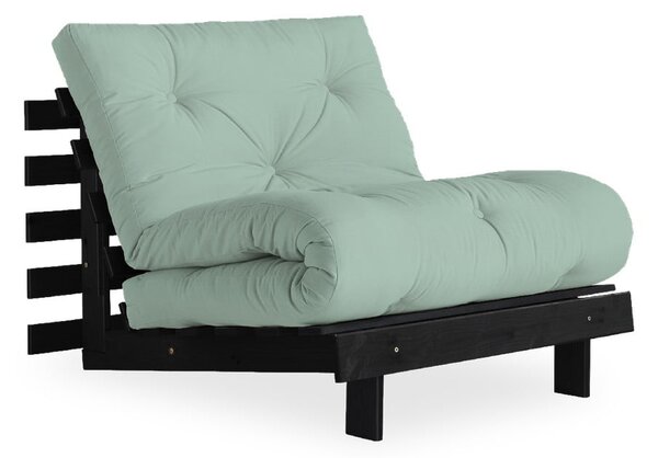 Roots Black/Mint halványzöld kinyitható fotel - Karup Design