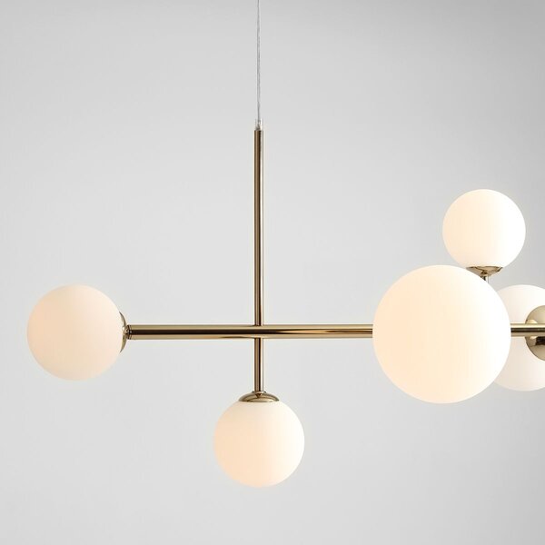 Aldex modern függeszték dione fehér arany ald1092k30