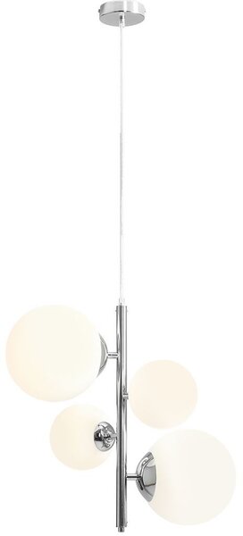 Aldex modern függeszték bloom fehér króm ald1091l4