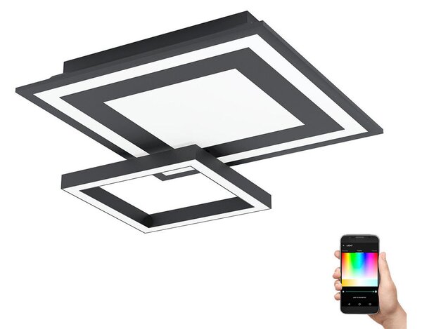 Eglo Eglo 900025 - LED RGBW Dimmelhető mennyezeti lámpa SALITERAS-Z LED/21,6W/230V EG900025