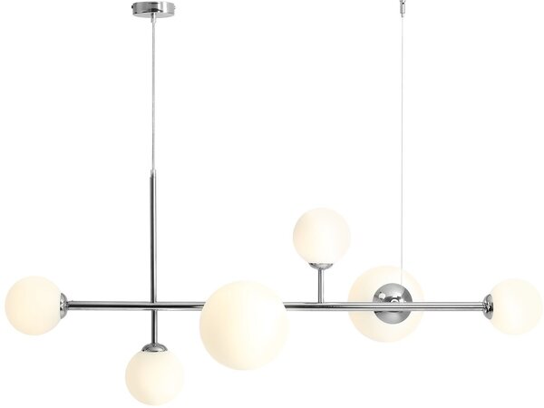 Aldex modern függeszték dione fehér króm ald1092k4