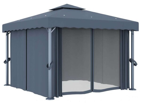 VidaXL Pavilon - Alumínium - 3x3m