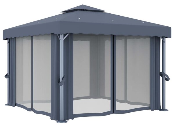 VidaXL Pavilon - Alumínium - 3x3m