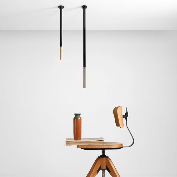 Aldex modern mennyezeti lámpa stick fekete arany ald1067pl_g1_l