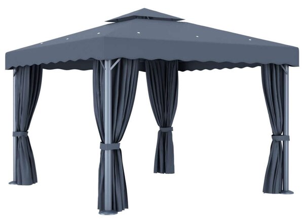 VidaXL Pavilon - Alumínium - 3x3m
