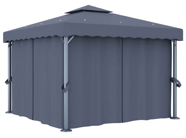 VidaXL Pavilon - Alumínium - 3x3m