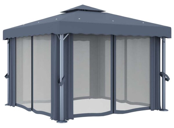 VidaXL Pavilon - Alumínium - 3x3m