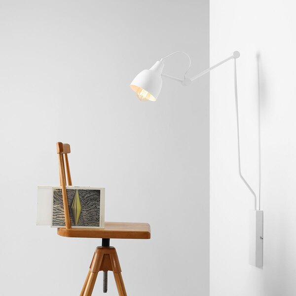 Aldex modern skandináv fali lámpa aida fehér ald814c