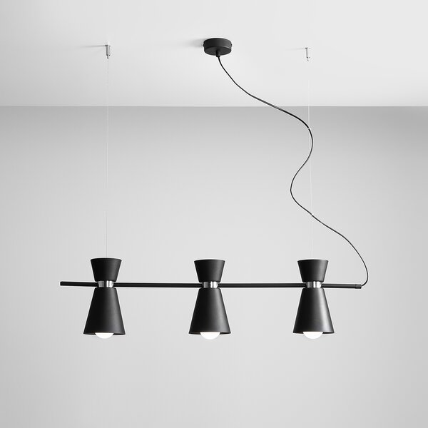 Aldex modern skandináv függeszték kedar króm fekete ald989e1