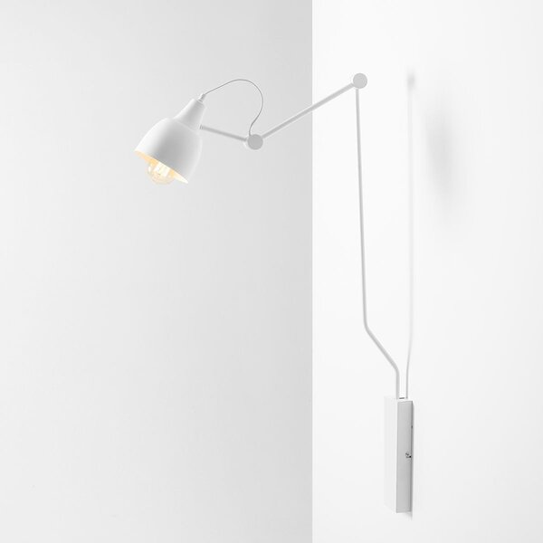 Aldex modern skandináv fali lámpa aida fehér ald814c