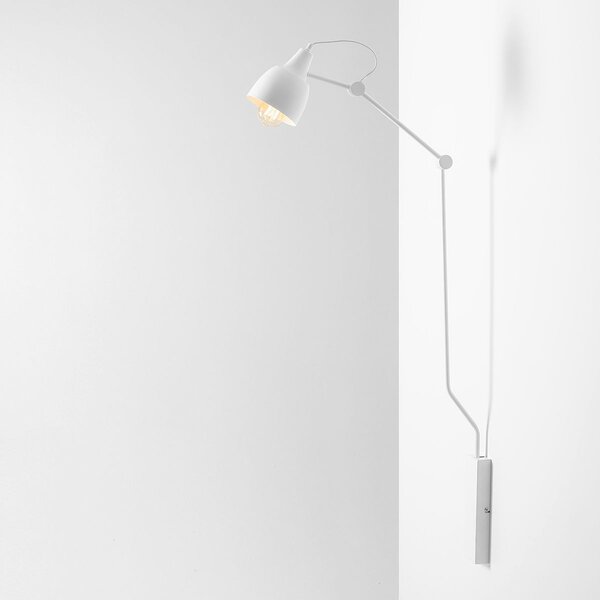 Aldex modern skandináv fali lámpa aida fehér ald814c
