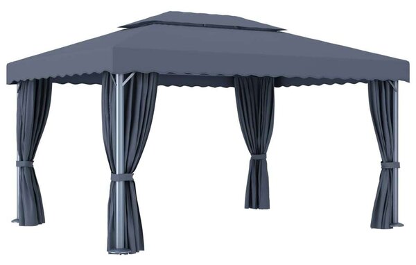 VidaXL Pavilon - Alumínium - 4x3m