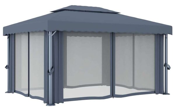 VidaXL Pavilon - Alumínium - 4x3m