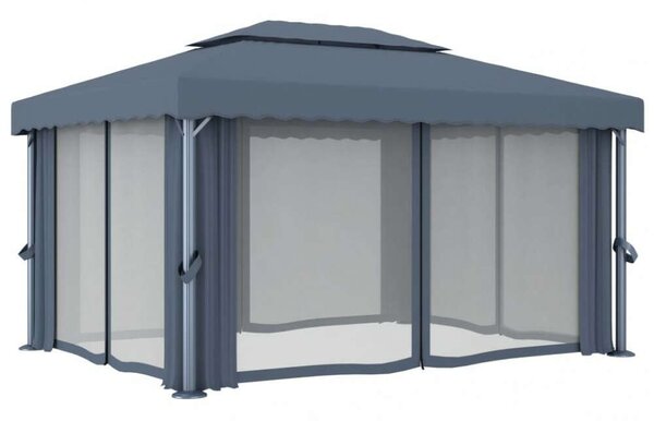VidaXL Pavilon - Alumínium - 4x3m