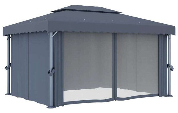 VidaXL Pavilon - Alumínium - 4x3m