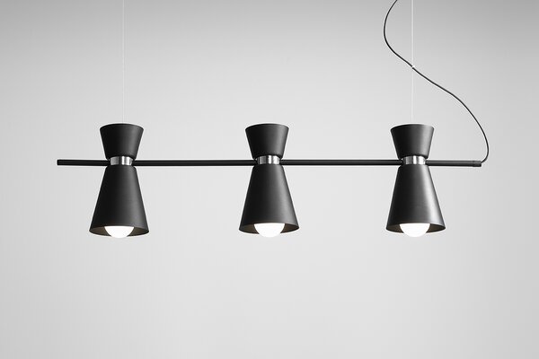 Aldex modern skandináv függeszték kedar króm fekete ald989e1
