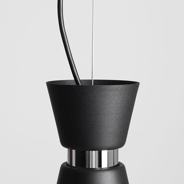 Aldex modern skandináv függeszték kedar króm fekete ald989g1