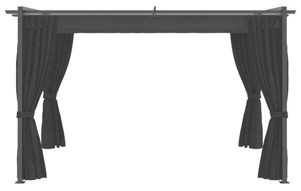 VidaXL pavilon 4 x 3 m, Antracitszürke