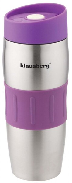 Klausberg dupla falú utazó bögre 380ml - lila (KB-7100L)