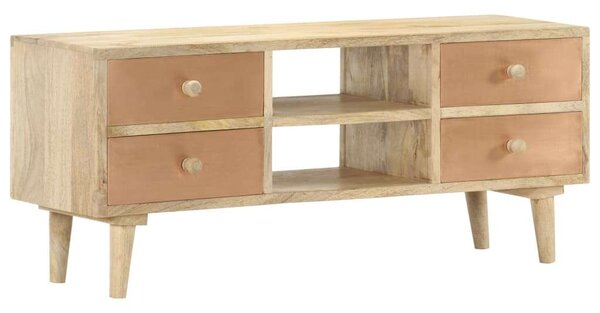 Mangófa TV-szekrény - 4 Fiók - 110x30x45 cm