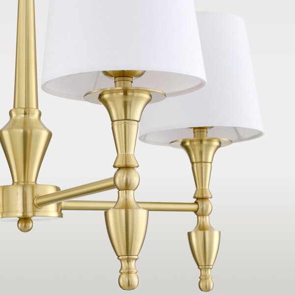Cosmolight klasszikus csillár austin sárgaréz cosp04159br-wh
