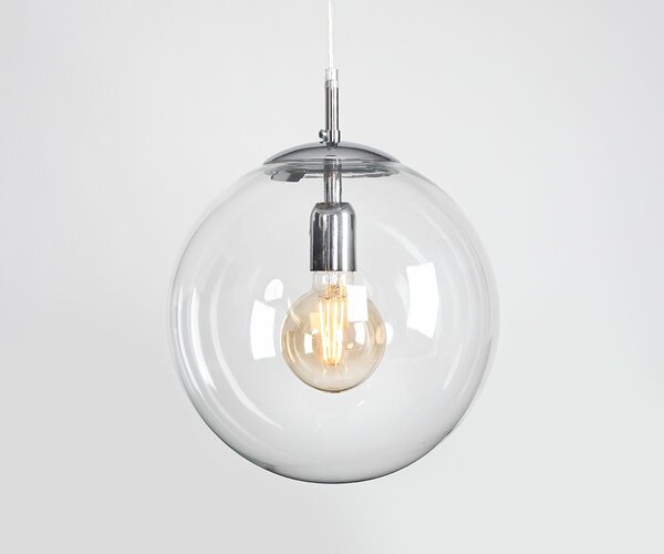 Aldex modern függeszték globo króm átlátszó ald562g2