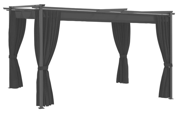 VidaXL pavilon 4 x 3 m, Antracitszürke