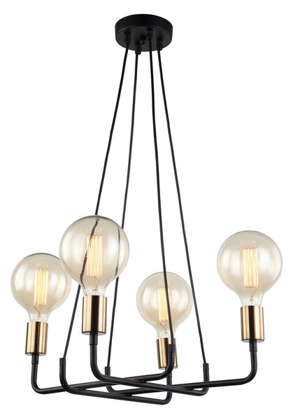 Italux modern függeszték betty barna fekete itxmdm-3901/4 bk+bro