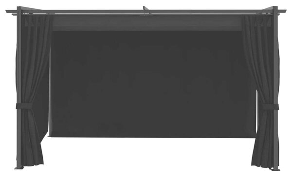 VidaXL pavilon 4 x 3 m, Antracitszürke