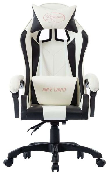 VidaXL fekete műbőr Gamer szék