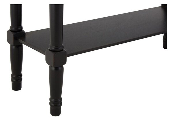 Fekete borovi fenyő konzolasztal 30x80 cm Heritage – Premier Housewares