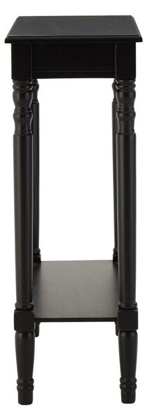 Fekete borovi fenyő konzolasztal 30x80 cm Heritage – Premier Housewares