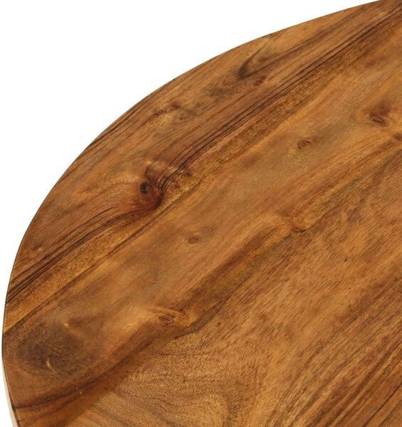 VidaXL Akácfa Dohányzóasztal - Ipari Stílus - 65cm
