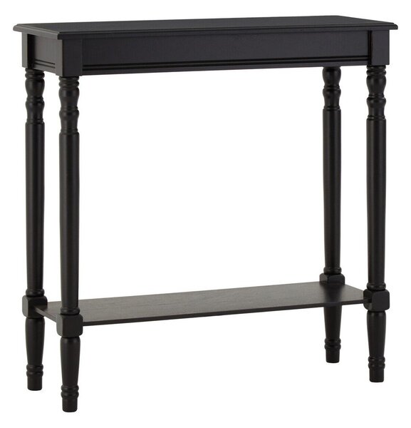 Fekete borovi fenyő konzolasztal 30x80 cm Heritage – Premier Housewares