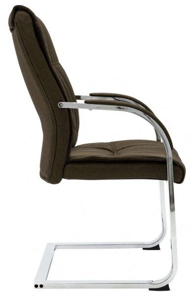 VidaXL Barna Irodai szék - Ergonomikus Szövet - 58x67,5x102 cm
