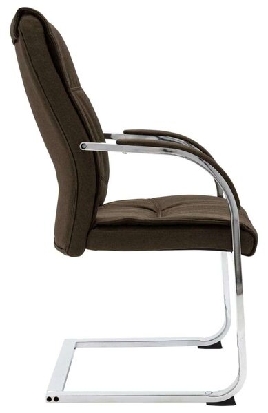 VidaXL Barna Irodai szék - Ergonomikus Szövet - 58x67,5x102 cm