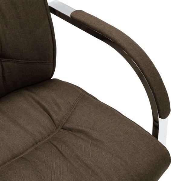 VidaXL Barna Irodai szék - Ergonomikus Szövet - 58x67,5x102 cm