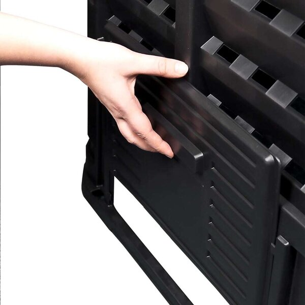 VidaXL Komposztáló - Műanyag - 740L - 93x93x113cm
