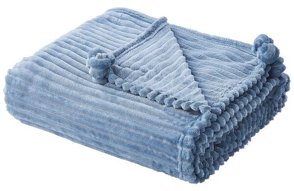 Kék ágytakaró 150 x 200 cm KAWERI