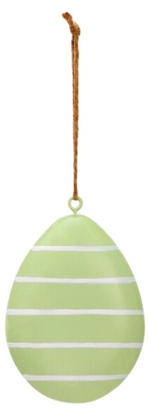 Függő fém tojás PASTEL EGG - több színben Termék színe: Narancssárga