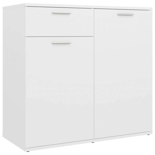 VidaXL Komód - Fehér - 80x36x75 cm