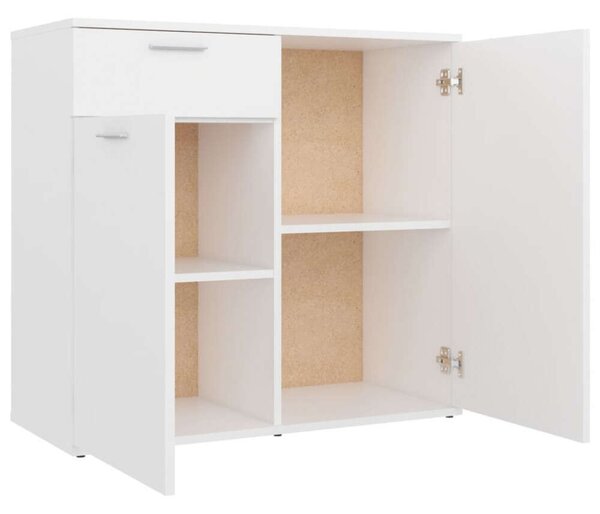 VidaXL Komód - Fehér - 80x36x75 cm