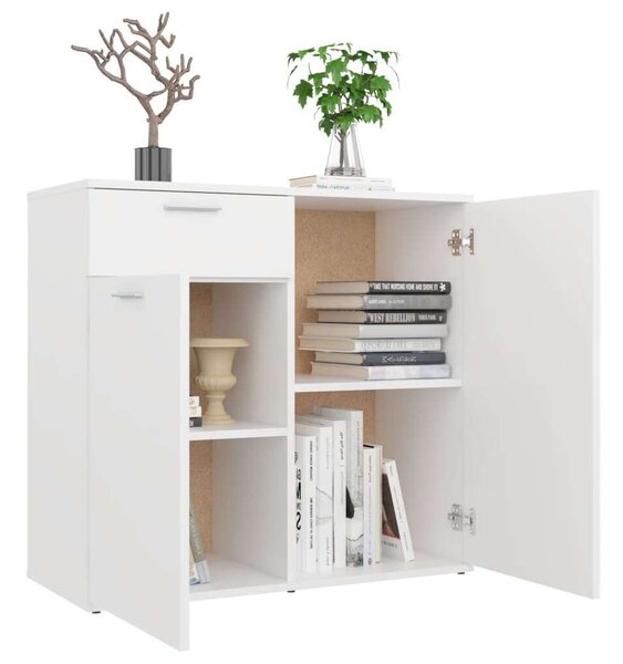 VidaXL Komód - Fehér - 80x36x75 cm