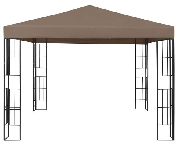 VidaXL Pavilon - Napelemes LED Fényfüzérrel - 3x3m