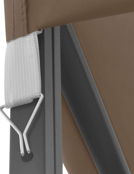 VidaXL Pavilon - Napelemes LED Fényfüzérrel - 3x3m