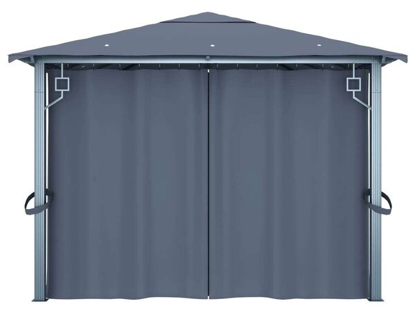 Vidaxl Kerti Pavilon - Alumínium - 4x3m