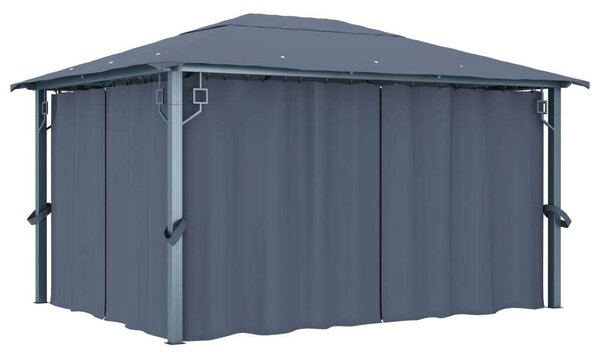 Vidaxl Kerti Pavilon - Alumínium - 4x3m