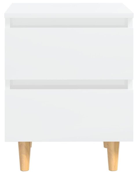 VidaXL Éjjeliszekrény Pár - Fehér - 2 db - 40x35x50cm