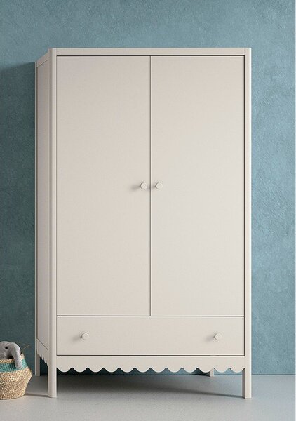 Bézs gyerek ruhásszekrény 110x190x55 cm Swingo – Vipack