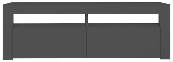 Fekete TV Szekrény LED Világítással - 120x35x40 cm